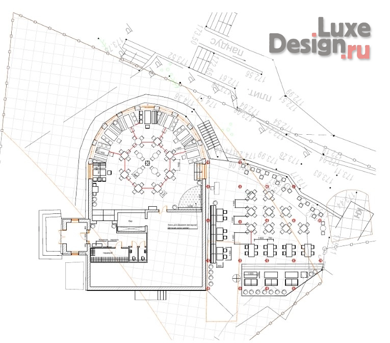 Дизайн интерьера ресторана "Ресторан Вертолетка в Самаре" (фото 13)