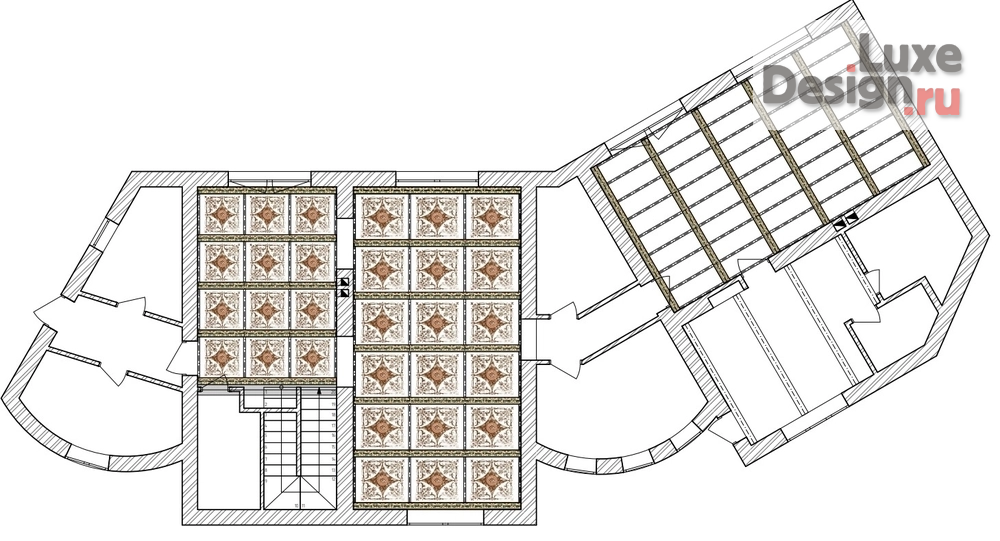 Дизайн интерьера загородного дома "Загородный дом в стиле итальянское палаццо" (фото 7)