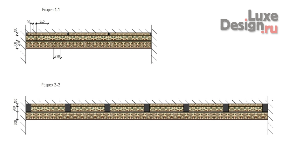 Дизайн интерьера загородного дома "Загородный дом в стиле итальянское палаццо" (фото 10)