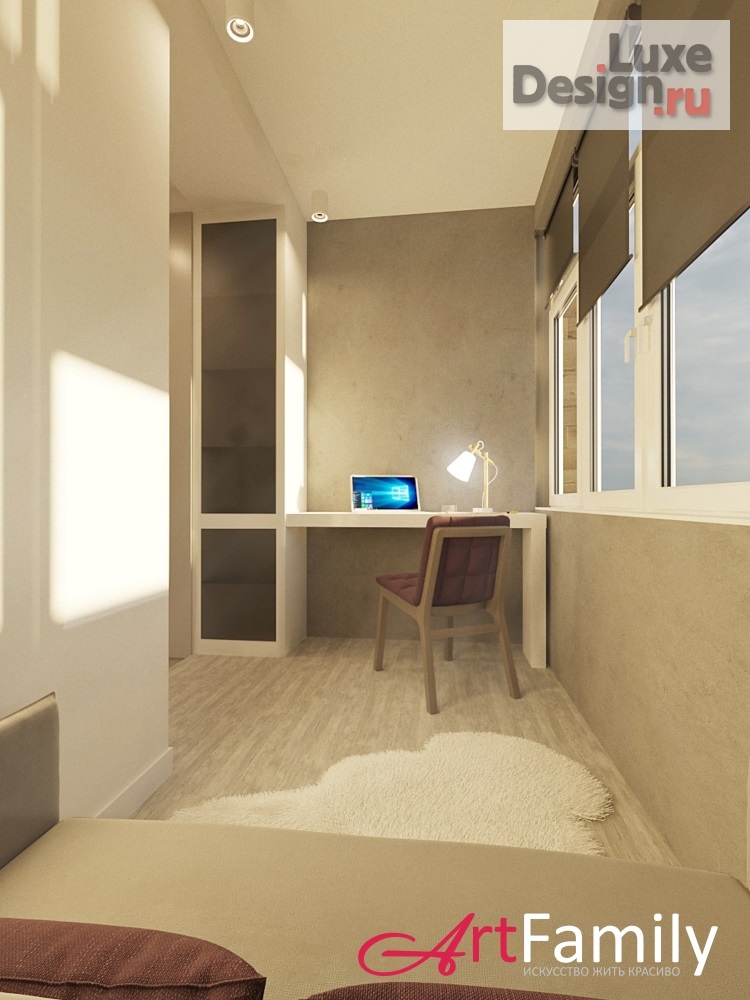 Дизайн интерьера двухкомнатной квартиры "Проект квартиры 46,7 кв.м." (фото 7)