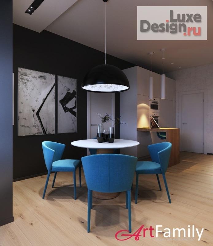 Дизайн интерьера четырехкомнатной квартиры "Проект квартиры 117 кв.м." (фото 1)