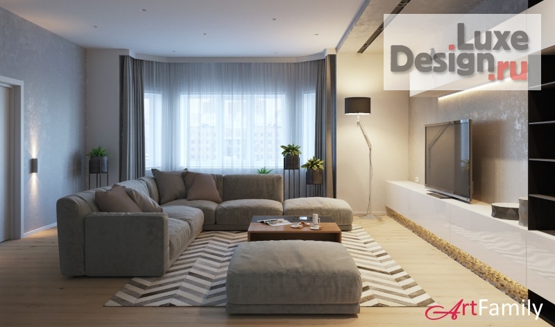 Дизайн интерьера четырехкомнатной квартиры "Проект квартиры 117 кв.м." (фото 7)