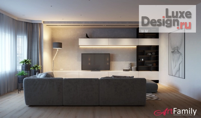 Дизайн интерьера четырехкомнатной квартиры "Проект квартиры 117 кв.м." (фото 8)