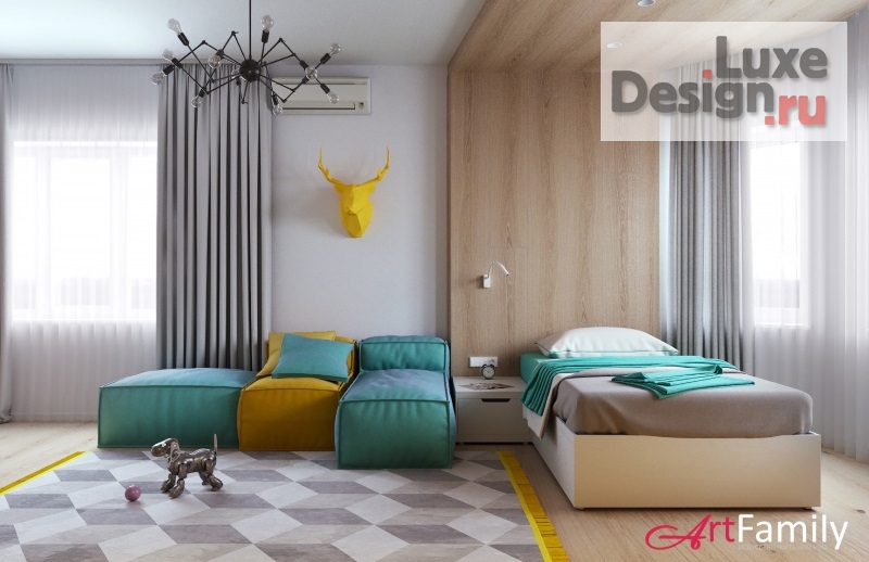 Дизайн интерьера четырехкомнатной квартиры "Проект квартиры 117 кв.м." (фото 3)