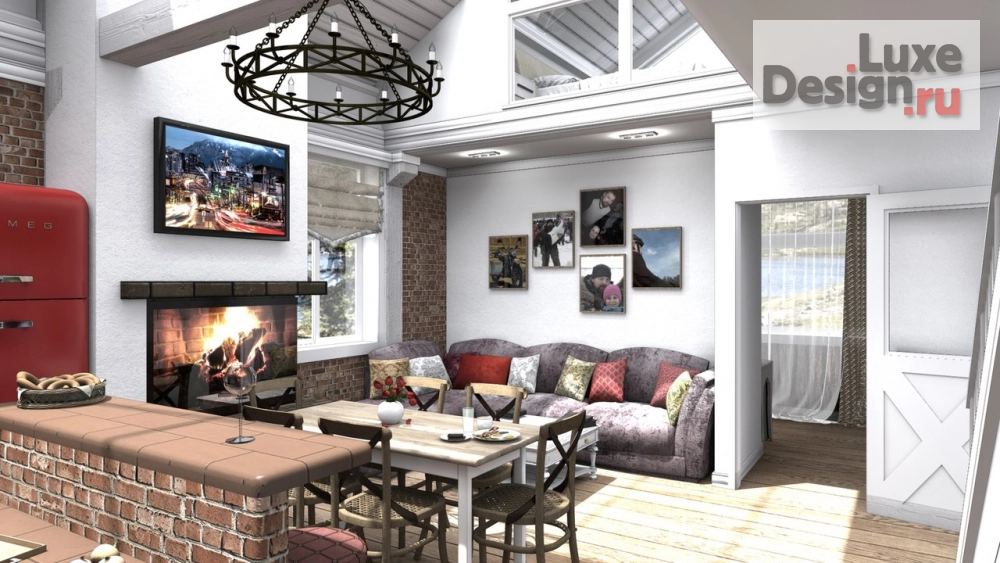 Дизайн интерьера загородного дома "Проект загородного дома" (фото 2)