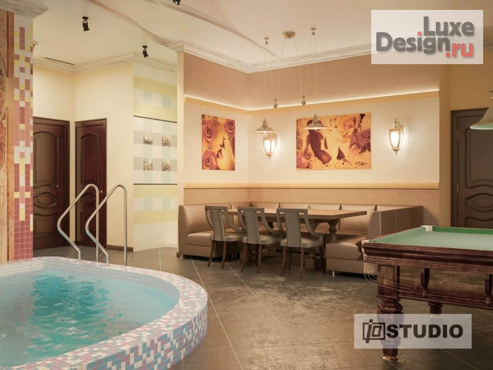 Дизайн интерьера сауны "Проект развлекательного комплекса" (фото 5)