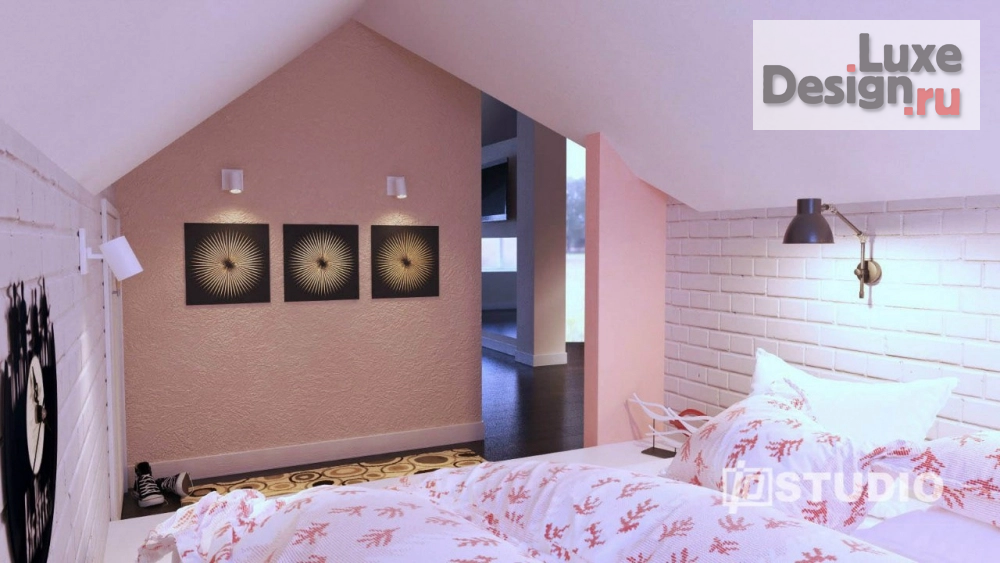 Дизайн интерьера мансарды "Проект мансарды в коттедже" (фото 6)