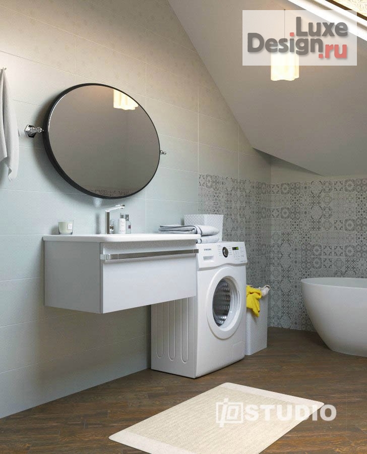 Дизайн интерьера мансарды "Проект мансарды в коттедже" (фото 11)