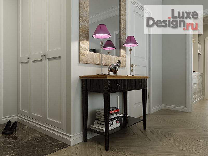 Дизайн интерьера трехкомнатной квартиры "Дизайн интерьера на Полевой 78 кв.м." (фото 6)