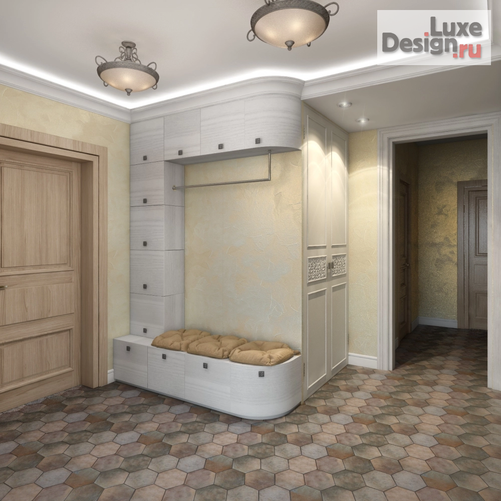 Дизайн интерьера трехкомнатной квартиры "Дизайн квартиры в современном стиле и отличается особой изысканностью и удачным цветовым решением" (фото 4)