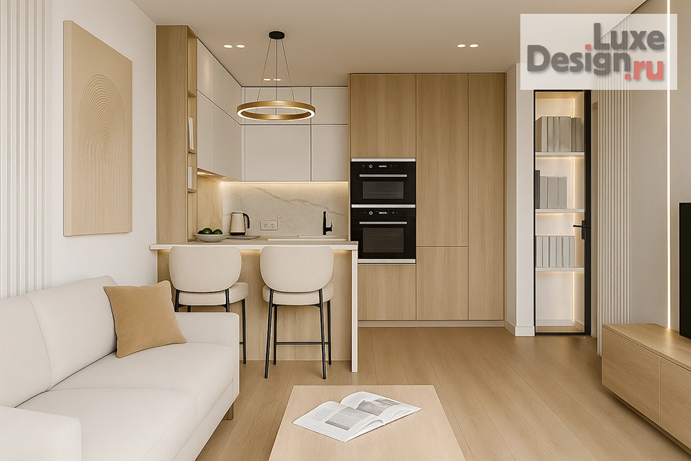 Дизайн интерьера двухкомнатной квартиры "ЖК Трансгруз" (фото 1)