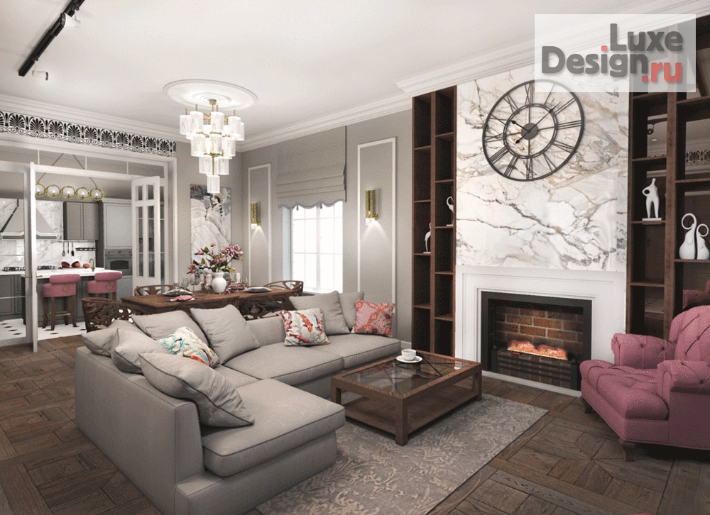 Дизайн интерьера частного дома "Коттедж №6" (фото 1)