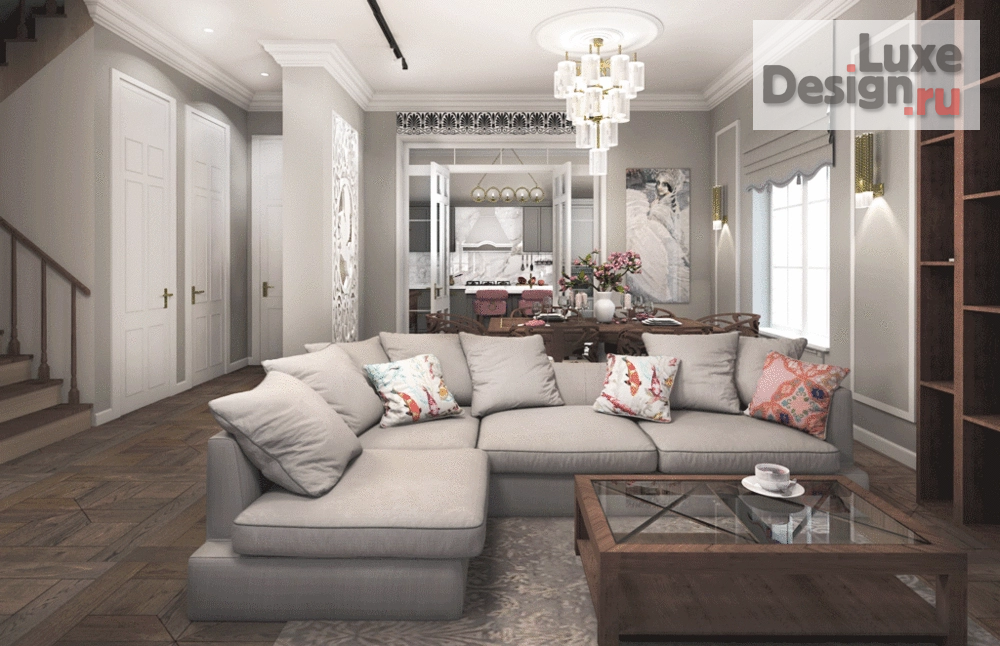 Дизайн интерьера частного дома "Коттедж №6" (фото 3)