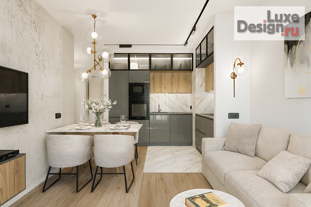 Дизайн интерьера квартиры "ЖК Галактика" (фото 1) от дизайнера Васильева Рина Дизайн интерьера квартиры "ЖК Галактика" (фото 1)