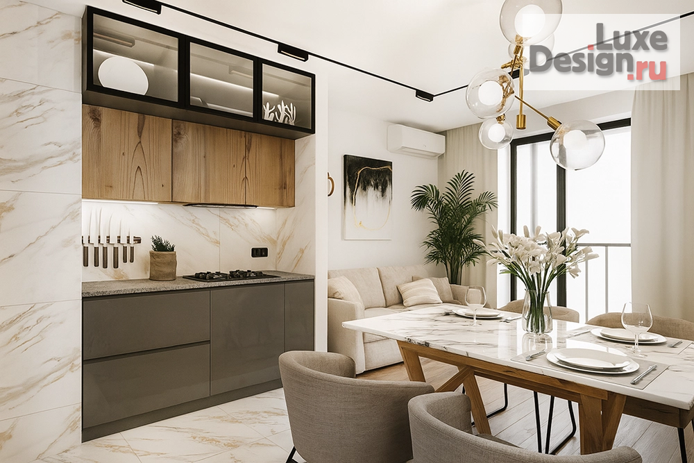 Дизайн интерьера квартиры "ЖК Галактика" (фото 4) от дизайнера Васильева Рина Дизайн интерьера квартиры "ЖК Галактика" (фото 4)