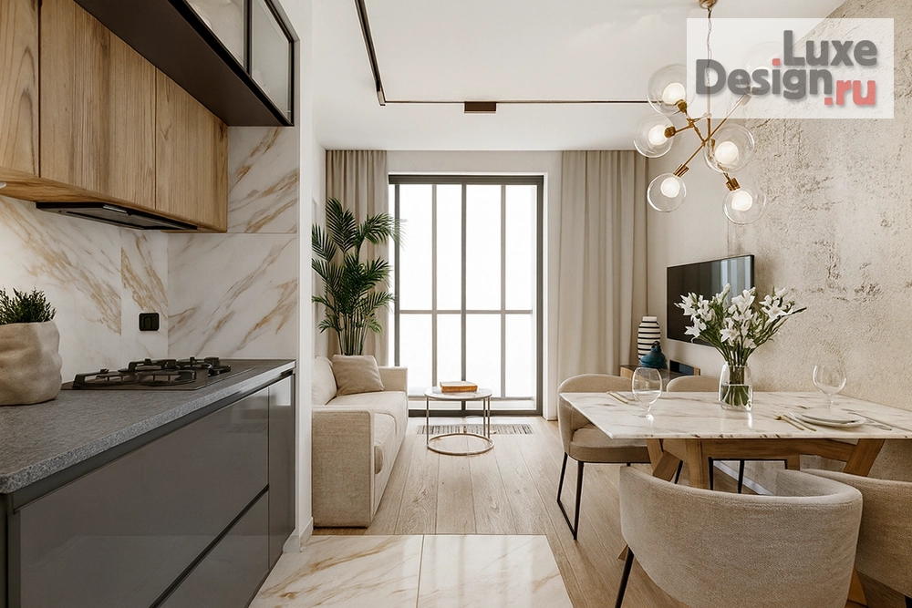 Дизайн интерьера квартиры "ЖК Галактика" (фото 5) от дизайнера Васильева Рина Дизайн интерьера квартиры "ЖК Галактика" (фото 5)