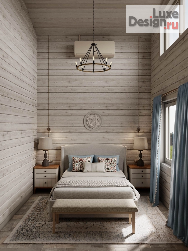 Дизайн интерьера загородного дома "Срубовой дом на Волге" (фото 14)