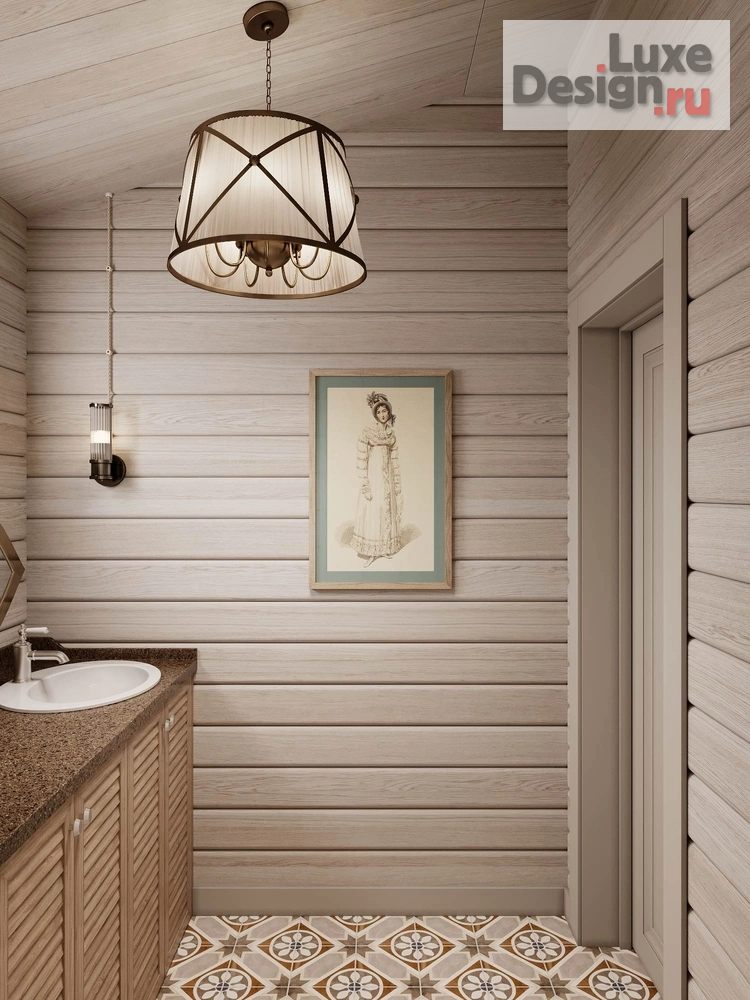 Дизайн интерьера загородного дома "Срубовой дом на Волге" (фото 33)