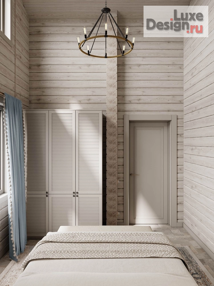 Дизайн интерьера загородного дома "Срубовой дом на Волге" (фото 18)