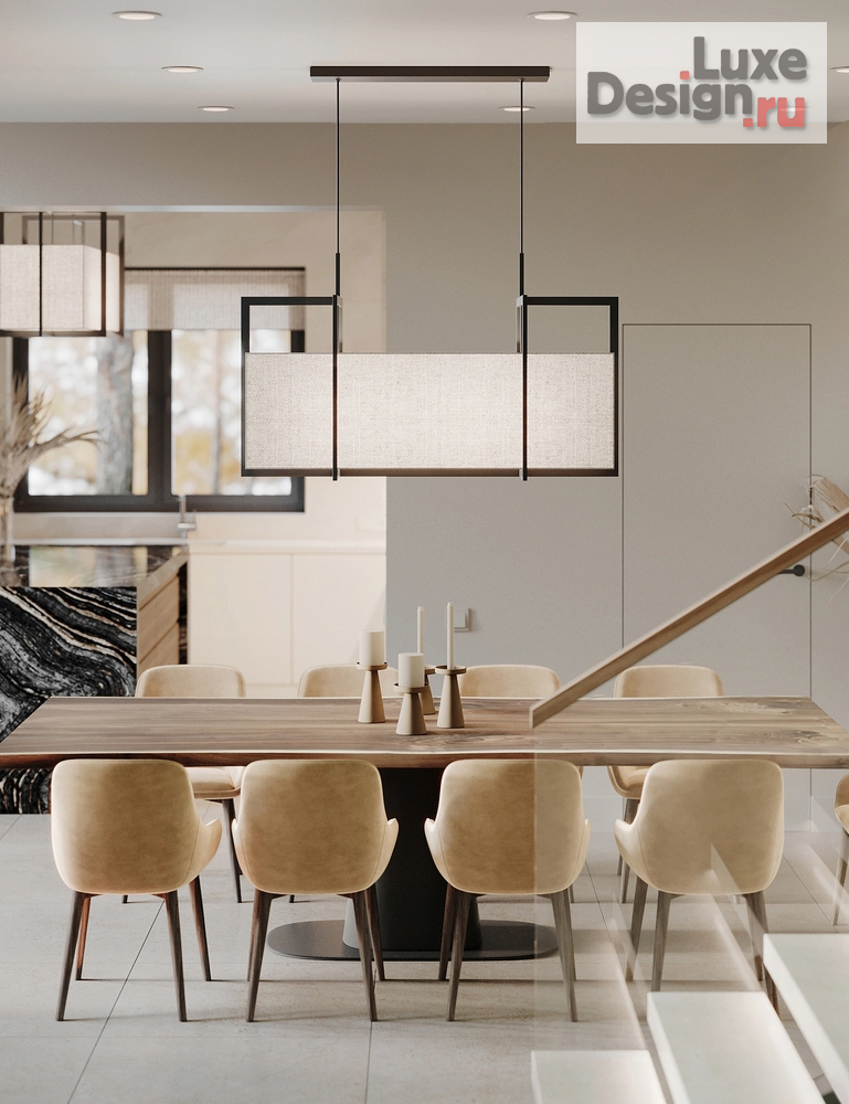 Дизайн интерьера загородного дома "Дом с двухсветной гостиной" (фото 10)