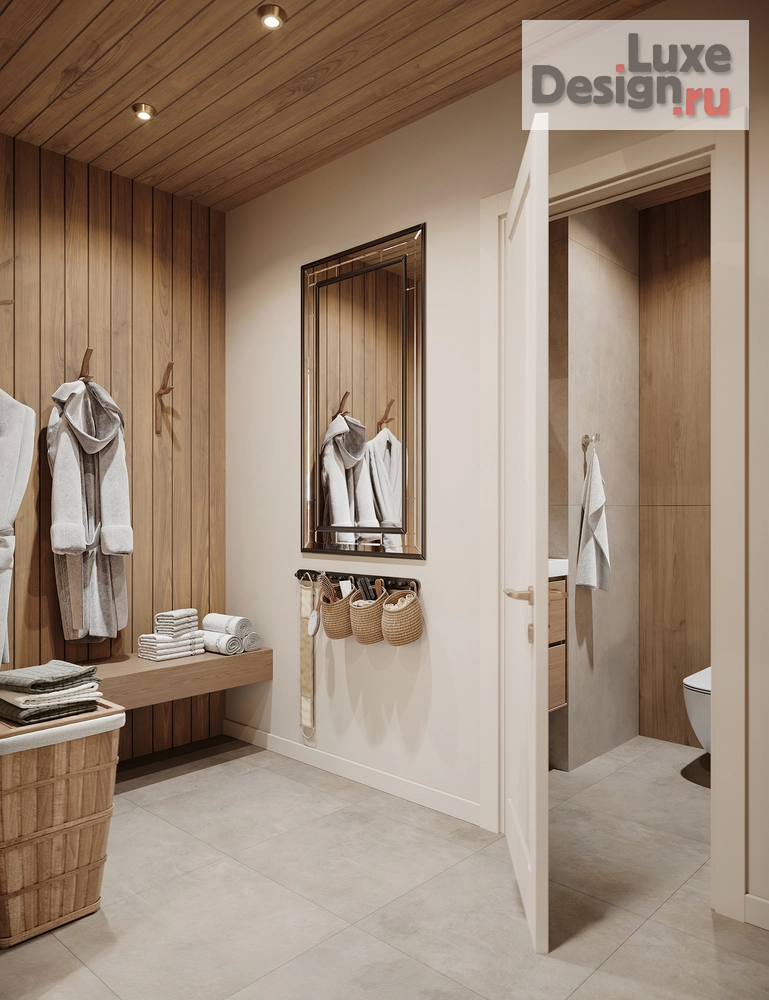 Дизайн интерьера бани "Баня в деревне" (фото 16)