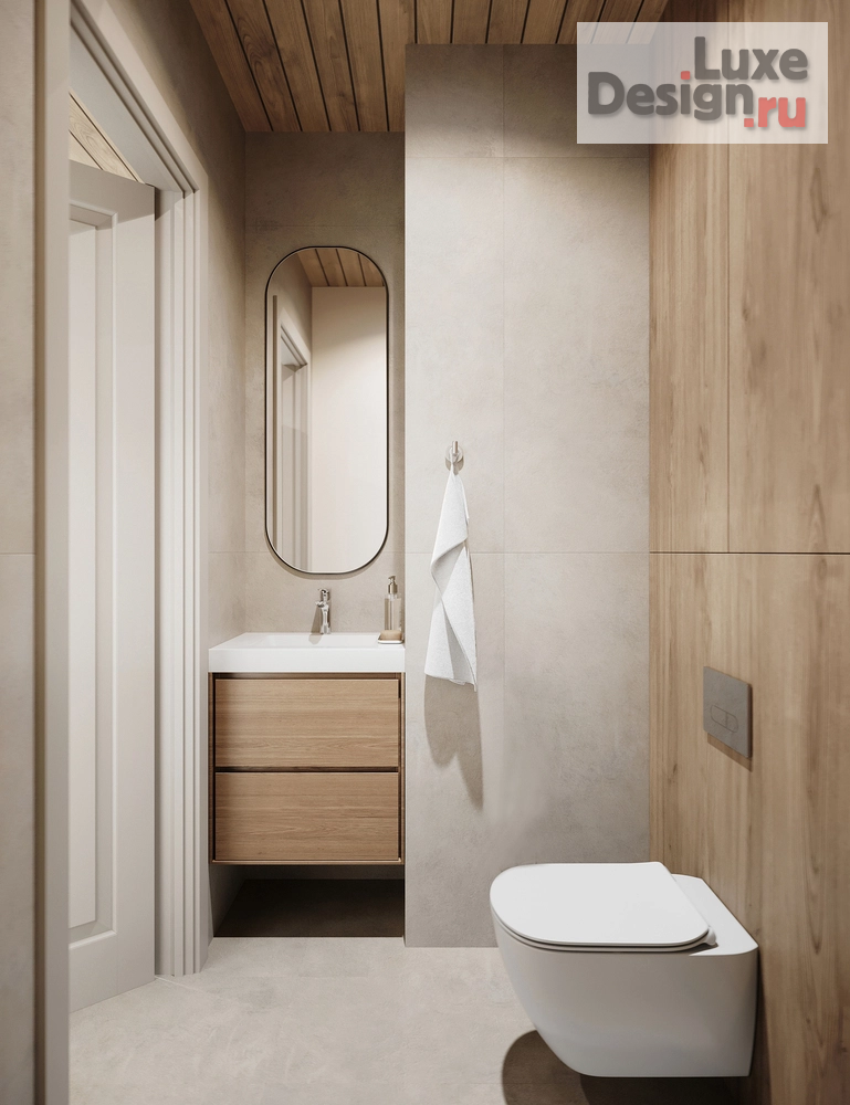 Дизайн интерьера бани "Баня в деревне" (фото 17)