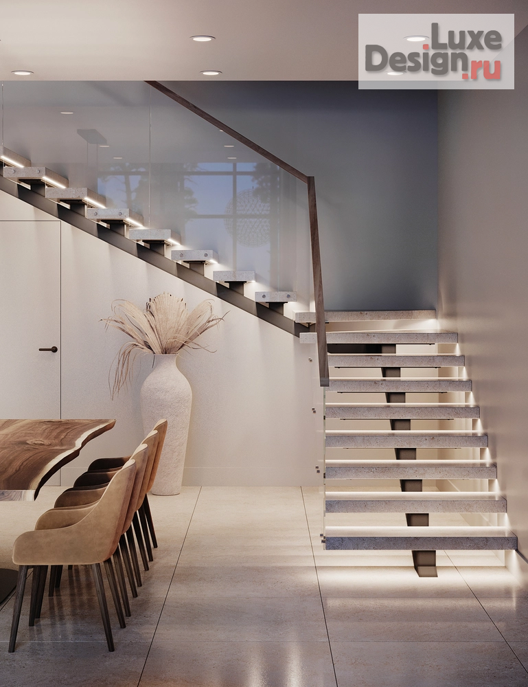 Дизайн интерьера загородного дома "Дом с двухсветной гостиной" (фото 14)