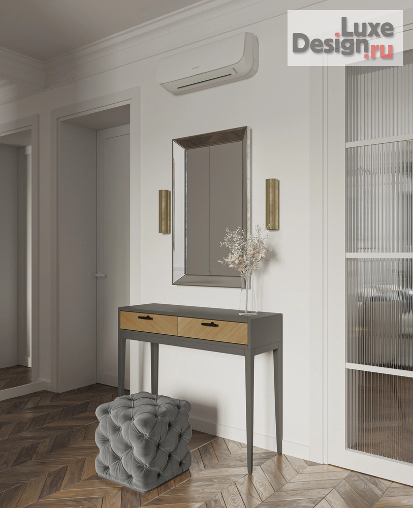 Дизайн интерьера двухкомнатной квартиры "Сталинка в современной классике" (фото 7)