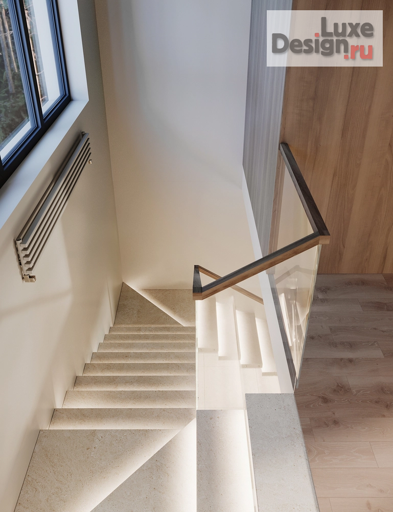 Дизайн интерьера загородного дома "Дом с двухсветной гостиной" (фото 16)