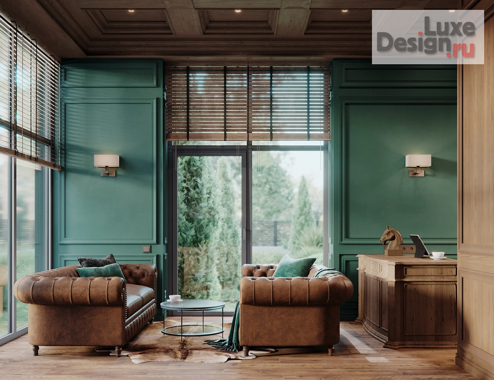 Дизайн интерьера коттеджа "Дом на просеке" (фото 14)