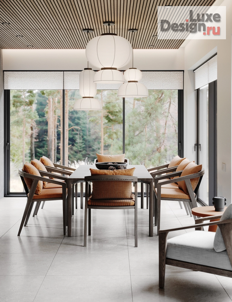 Дизайн интерьера загородного дома "Дом с двухсветной гостиной" (фото 48)