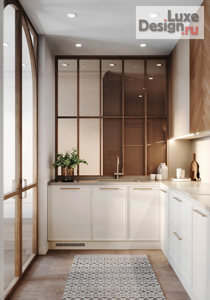 Дизайн интерьера двухкомнатной квартиры "Удобная квартира в уютных материалах" (фото 6)