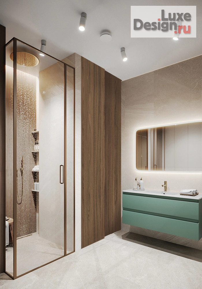 Дизайн интерьера двухкомнатной квартиры "Удобная квартира в уютных материалах" (фото 29)