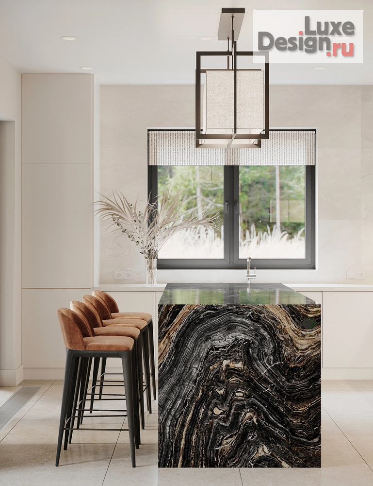 Дизайн интерьера загородного дома "Дом с двухсветной гостиной" (фото 20)