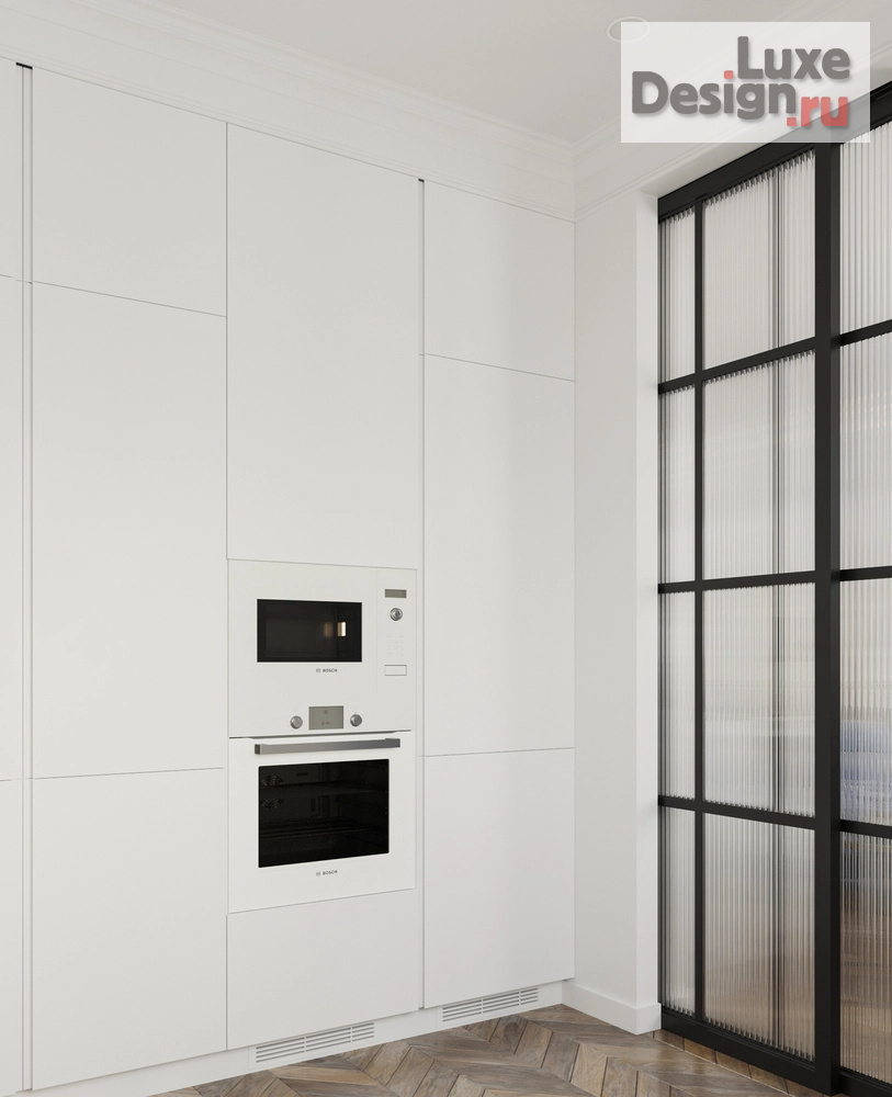 Дизайн интерьера двухкомнатной квартиры "Сталинка в современной классике" (фото 14)