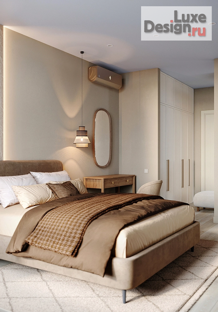 Дизайн интерьера двухкомнатной квартиры "Удобная квартира в уютных материалах" (фото 41)