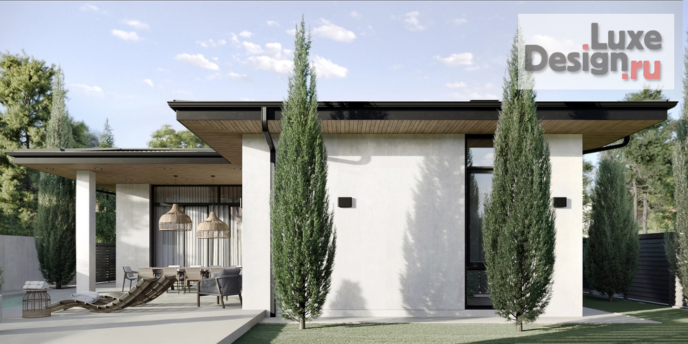 Частная архитектура "Дом с бассейном" (фото 2)