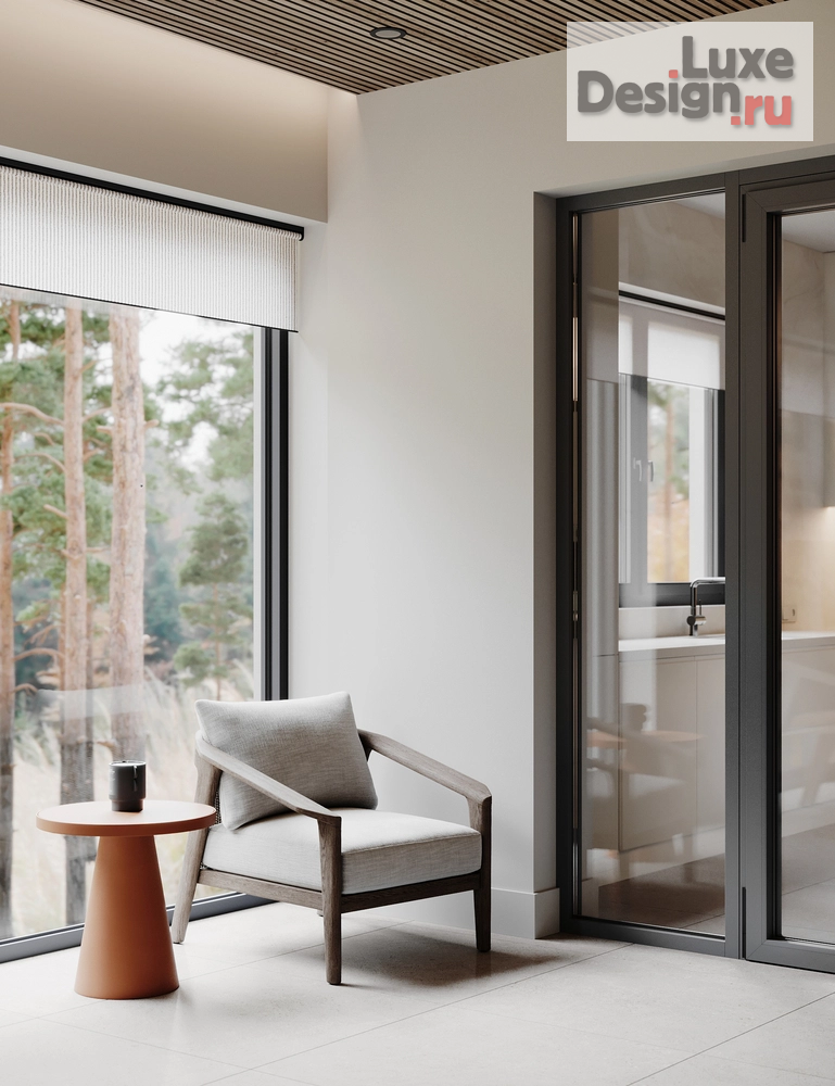 Дизайн интерьера загородного дома "Дом с двухсветной гостиной" (фото 50)