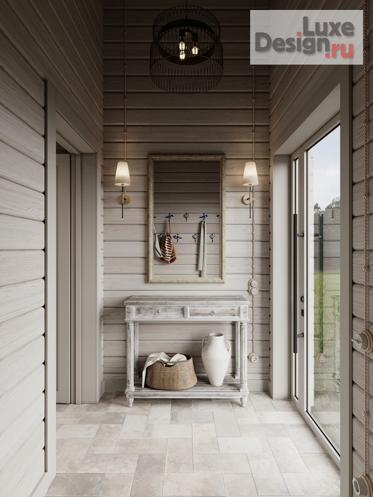 Дизайн интерьера загородного дома "Срубовой дом на Волге" (фото 11)