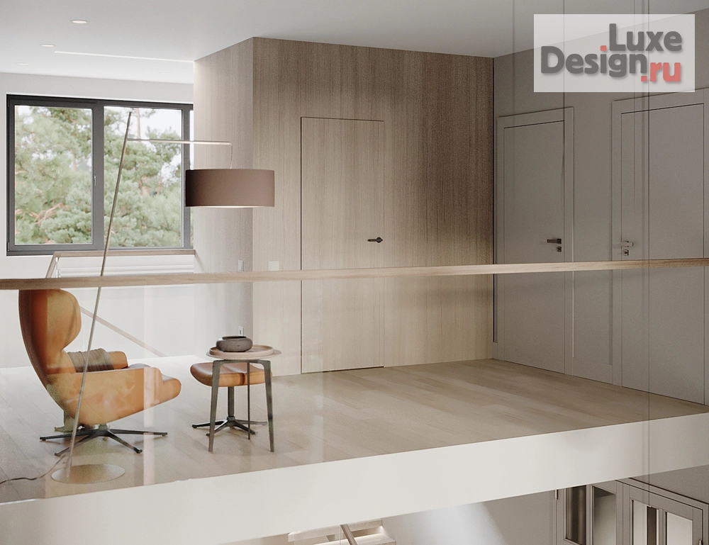 Дизайн интерьера загородного дома "Дом с двухсветной гостиной" (фото 43)