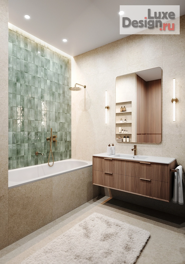 Дизайн интерьера двухкомнатной квартиры "Удобная квартира в уютных материалах" (фото 49)