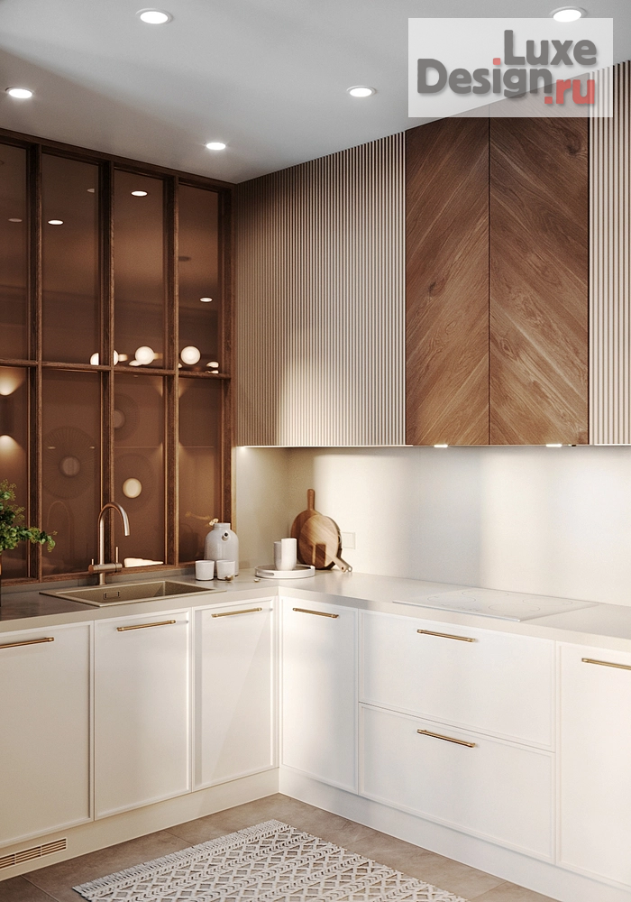 Дизайн интерьера двухкомнатной квартиры "Удобная квартира в уютных материалах" (фото 8)