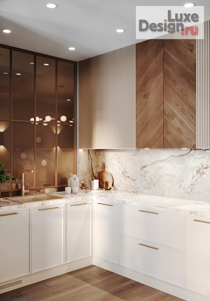 Дизайн интерьера двухкомнатной квартиры "Удобная квартира в уютных материалах" (фото 15)