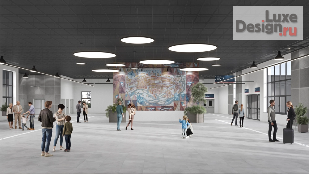 Дизайн интерьера торгового комплекса "Ж/Д Вокзал" (фото 4)