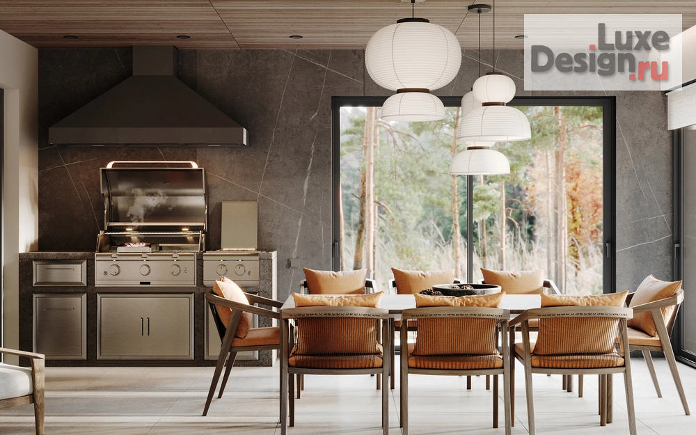 Дизайн интерьера загородного дома "Дом с двухсветной гостиной" (фото 56)