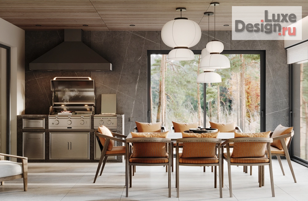 Дизайн интерьера загородного дома "Дом с двухсветной гостиной" (фото 51)