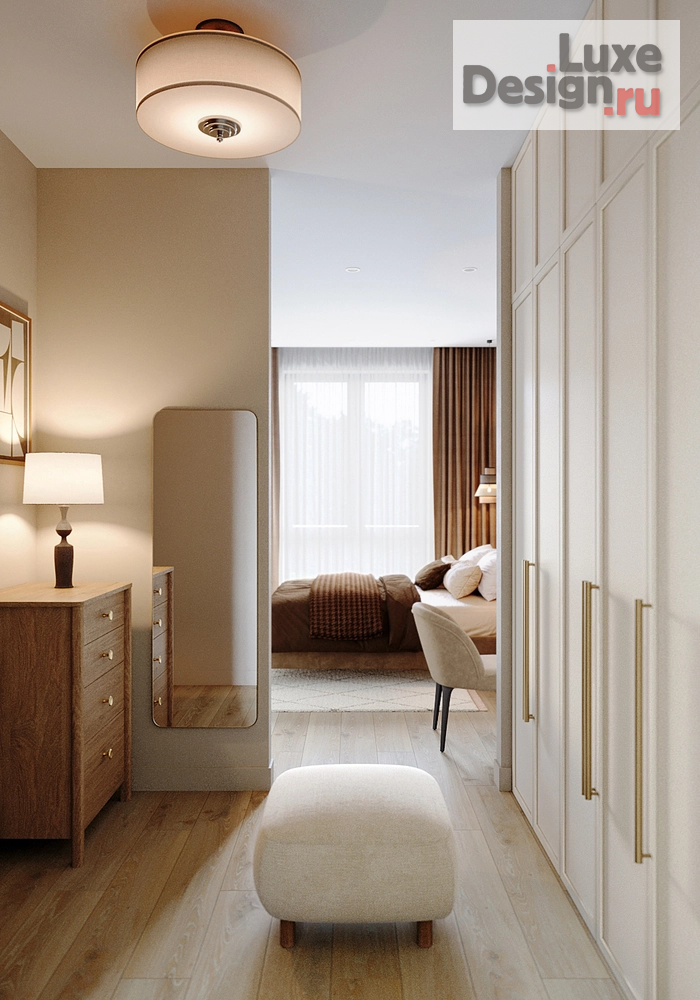 Дизайн интерьера двухкомнатной квартиры "Удобная квартира в уютных материалах" (фото 44)