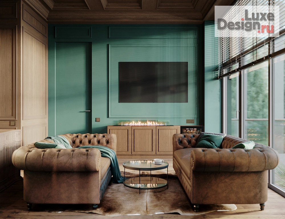 Дизайн интерьера коттеджа "Дом на просеке" (фото 19)