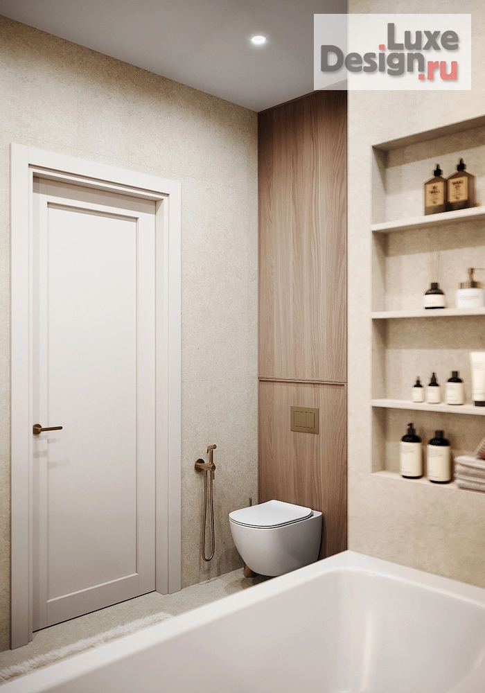 Дизайн интерьера двухкомнатной квартиры "Удобная квартира в уютных материалах" (фото 52)