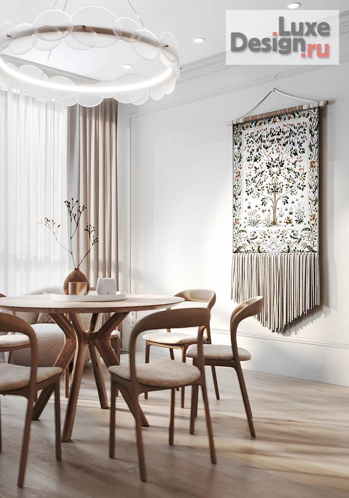 Дизайн интерьера двухкомнатной квартиры "Удобная квартира в уютных материалах" (фото 20)